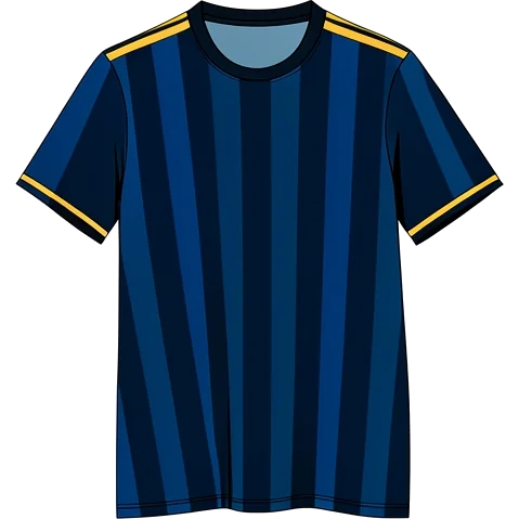 Fenerbahçe 2016/17 Away shirt illustration, generated colours (AI illustration)