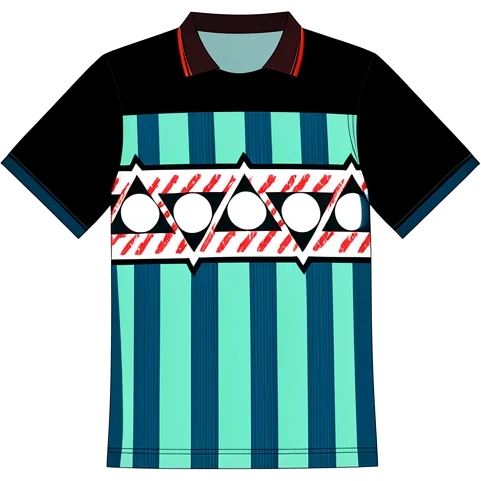Belgium 1993/94 Goalkeeper shirt illustration, generated colours (AI illustration)
