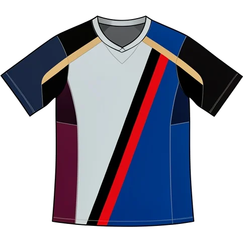 Nice 2010/11 Away shirt illustration, generated colours (AI illustration)