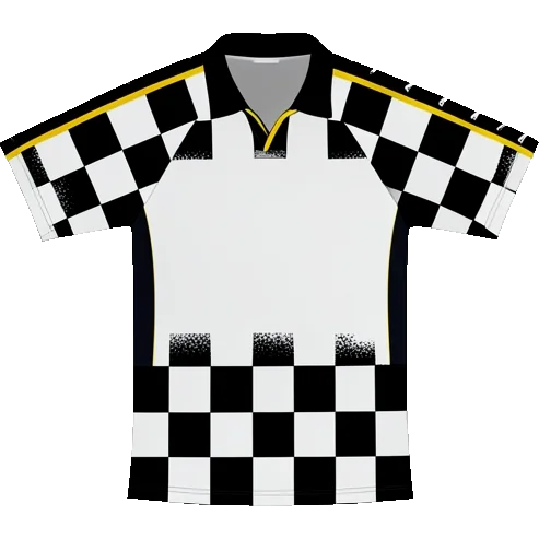 Boavista 2000/01 Home shirt illustration, generated colours (AI illustration)