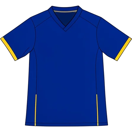 Brazil 2007/08 Away shirt illustration, generated colours (AI illustration)