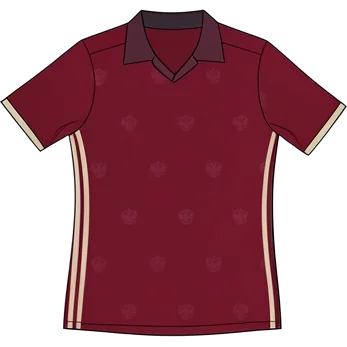 Russia 2015/16 Home shirt illustration, generated colours (AI illustration)