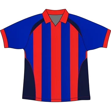 SM Caen 2003/04 Home shirt illustration, generated colours (AI illustration)