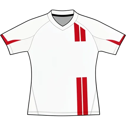 Nancy 2009/10 Home shirt illustration, generated colours (AI illustration)