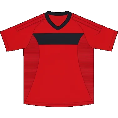Bayer Leverkusen 2003/04 Home shirt illustration, generated colours (AI illustration)