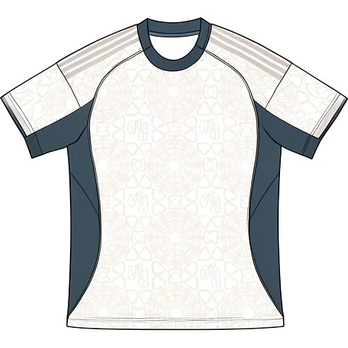 Nottingham Forest 2025/26 Away shirt illustration, generated colours (AI illustration)