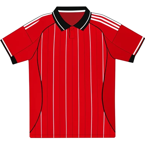 Nottingham Forest 2025/26 Home shirt illustration, generated colours (AI illustration)