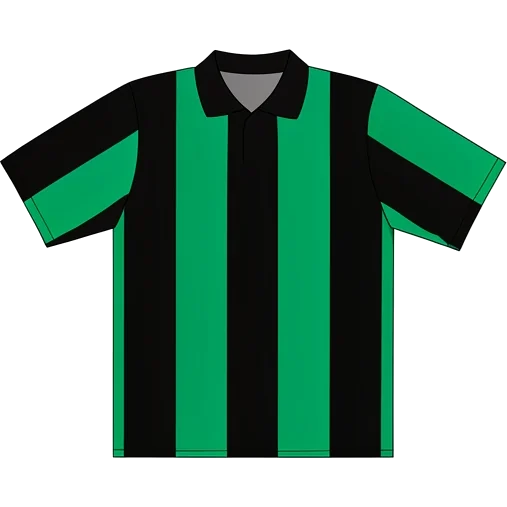 Stoke City 1994/96 Away shirt illustration, generated colours (AI illustration)