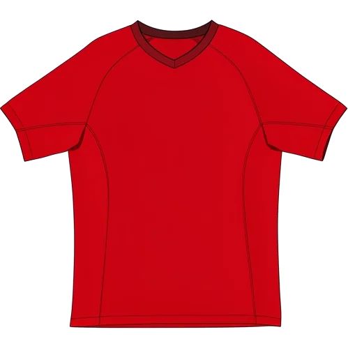 Wales 2010/12 Heim-Trikot, Illustration mit erzeugten Farben (KI-Illustration)