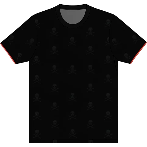 Orlando Pirates 2021/22 Home shirt illustration, generated colours (AI illustration)