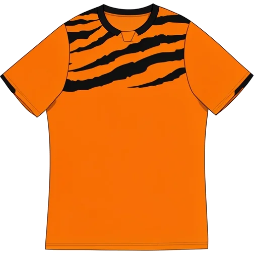 Hull City 2019/20 Home shirt illustration, generated colours (AI illustration)