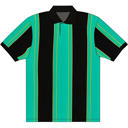 Middlesbrough 1994/95 Away shirt illustration, generated colours (AI illustration)