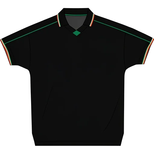 Irland 1998/99 Auswärts-Trikot, Illustration mit erzeugten Farben (KI-Illustration)