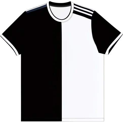 Fulham 2018/19 Home shirt illustration, generated colours (AI illustration)