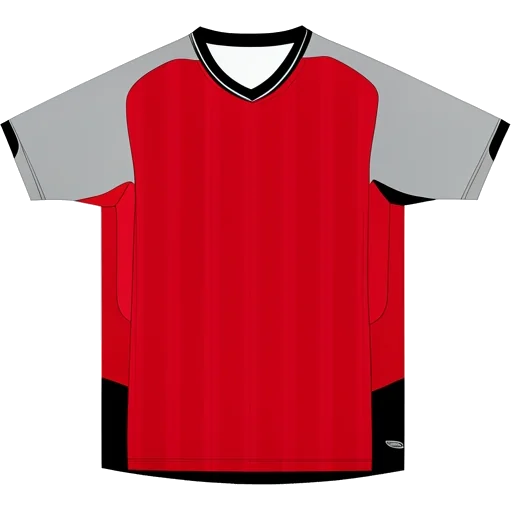 Wrexham 2009/10 Home shirt illustration, generated colours (AI illustration)