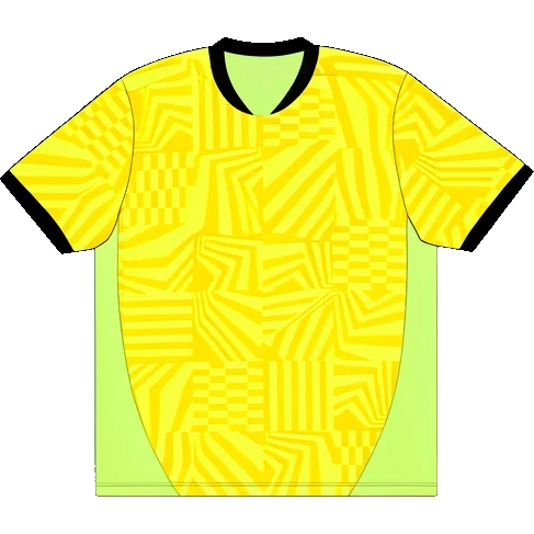Southampton 2024/25 Away shirt illustration, generated colours (AI illustration)