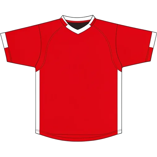 Charlton Athletic 2005/06 Home shirt illustration, generated colours (AI illustration)
