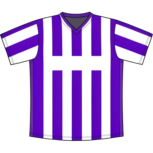 Austria Wien 2007/08 Home shirt illustration, generated colours (AI illustration)