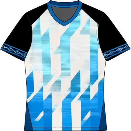 PSV 2018/19 Away shirt illustration, generated colours (AI illustration)