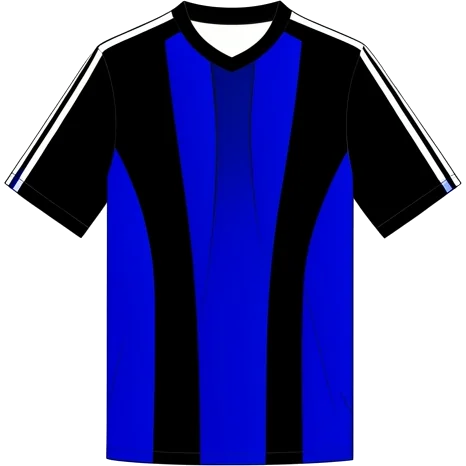 Club Brugge 2003/04 Home shirt illustration, generated colours (AI illustration)