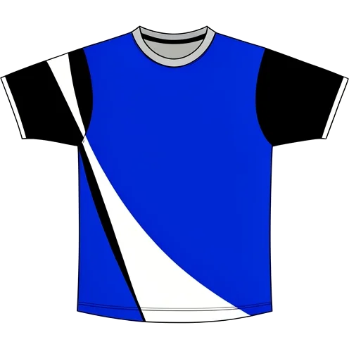 Ipswich Town 2006/07 Home shirt illustration, generated colours (AI illustration)