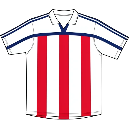 Bayern München 2001/02 Auswärts-Trikot, Illustration mit erzeugten Farben (KI-Illustration)