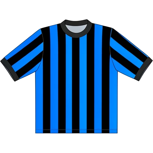 Birmingham City 1996/97 Third shirt illustration, generated colours (AI illustration)
