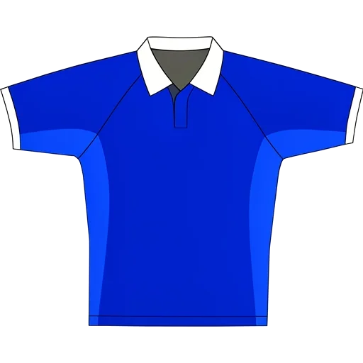 Birmingham City 1998/99 Home shirt illustration, generated colours (AI illustration)