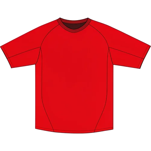Bristol City 2004/05 Home shirt illustration, generated colours (AI illustration)