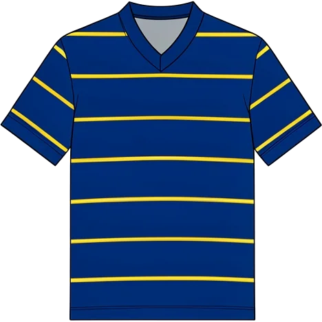 Pumas UNAM 1997/98 Home shirt illustration, generated colours (AI illustration)