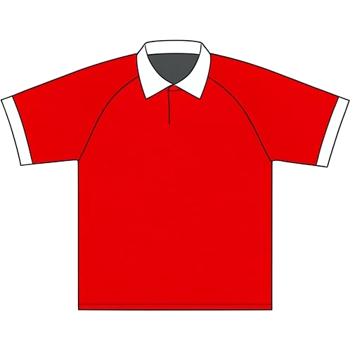 Charlton Athletic 1992/93 Home shirt illustration, generated colours (AI illustration)