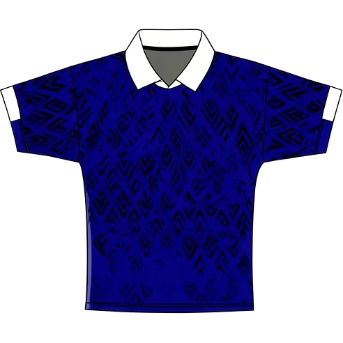 Dundee 1995/96 Home shirt illustration, generated colours (AI illustration)
