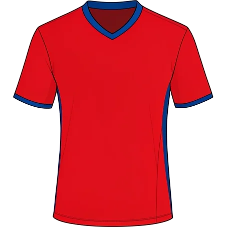 Osasuna 2016/17 Home shirt illustration, generated colours (AI illustration)