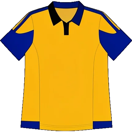 Tigres UANL 2015/16 Heim-Trikot, Illustration mit erzeugten Farben (KI-Illustration)