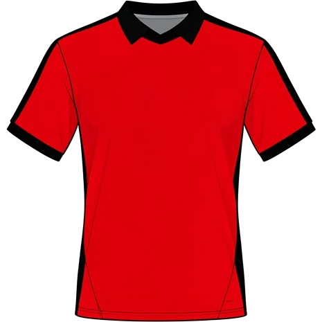 Luxemburg 2008 Heim-Trikot, Illustration mit erzeugten Farben (KI-Illustration)