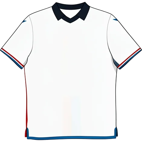 Luxembourg 2020/21 Away shirt illustration, generated colours (AI illustration)