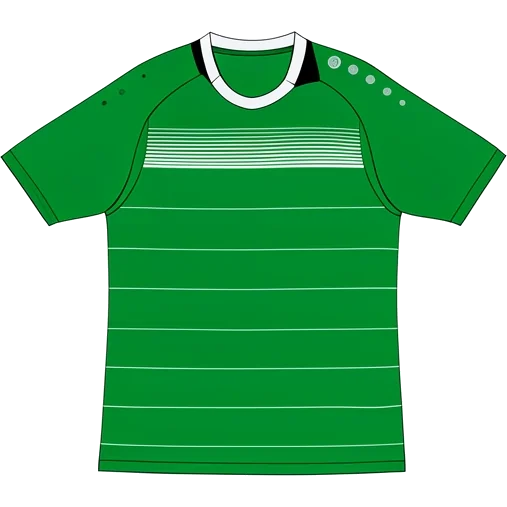 Iraq 2017/18 Home shirt illustration, generated colours (AI illustration)