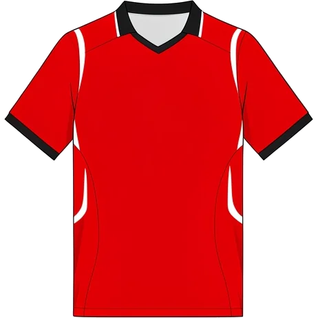 Norway 2007/08 Home shirt illustration, generated colours (AI illustration)