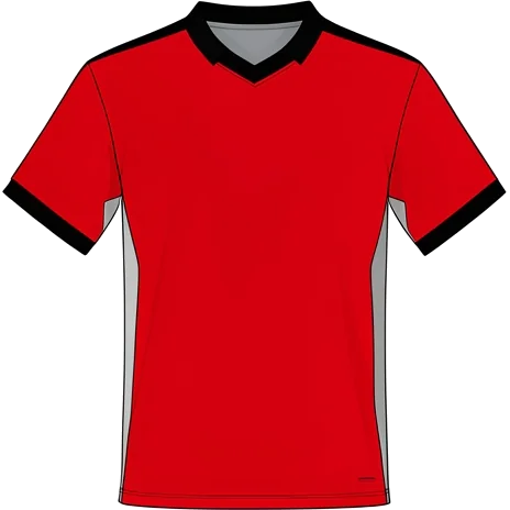 Antwerp 2004/05 Home shirt illustration, generated colours (AI illustration)