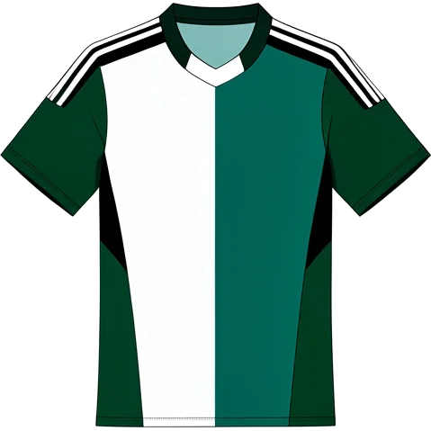 SK Rapid 2012/14 Home shirt illustration, generated colours (AI illustration)