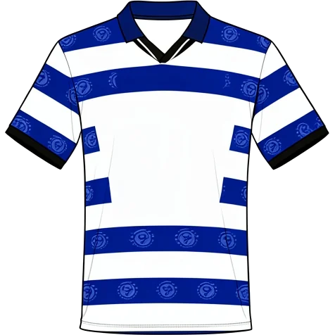 De Graafschap 2006/07 Home shirt illustration, generated colours (AI illustration)