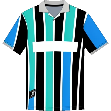 Grêmio 1997 Home shirt illustration, generated colours (AI illustration)