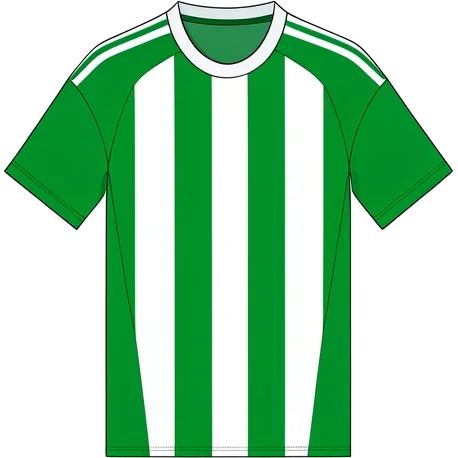 Real Betis 2016/17 Home shirt illustration, generated colours (AI illustration)