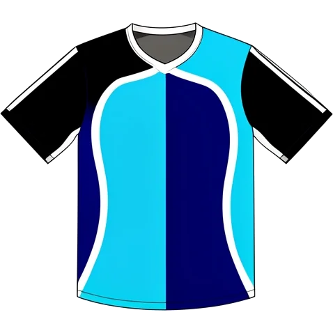 Le Havre 2007/08 Home shirt illustration, generated colours (AI illustration)