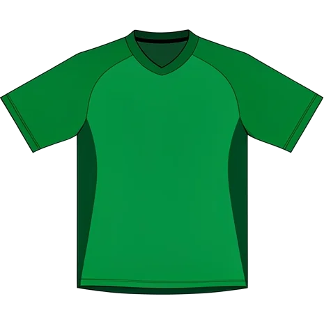Lens 2006/07 Goalkeeper shirt illustration, generated colours (AI illustration)