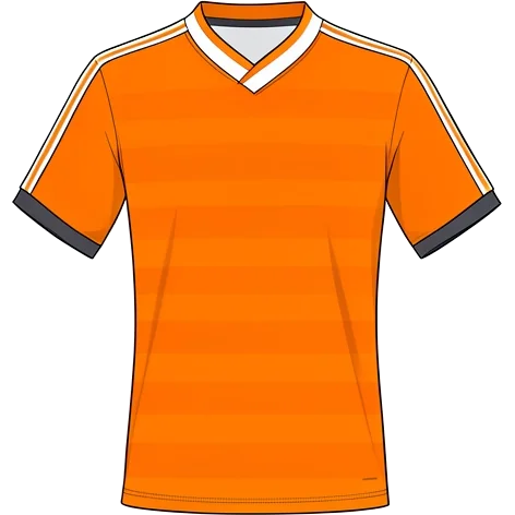 Netherlands 1984/86 Home shirt illustration, generated colours (AI illustration)