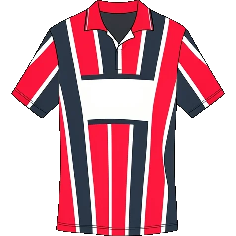 São Paulo FC 1995 Home shirt illustration, generated colours (AI illustration)