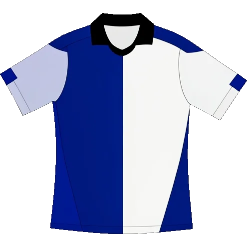 Grasshopper 2010/12 Home shirt illustration, generated colours (AI illustration)