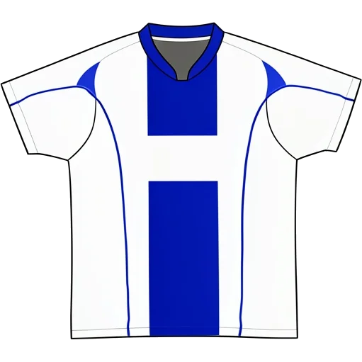 1. FC Magdeburg 2008/09 Home shirt illustration, generated colours (AI illustration)