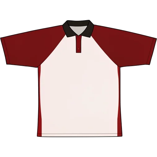FC St. Pauli 2003/04 Home shirt illustration, generated colours (AI illustration)